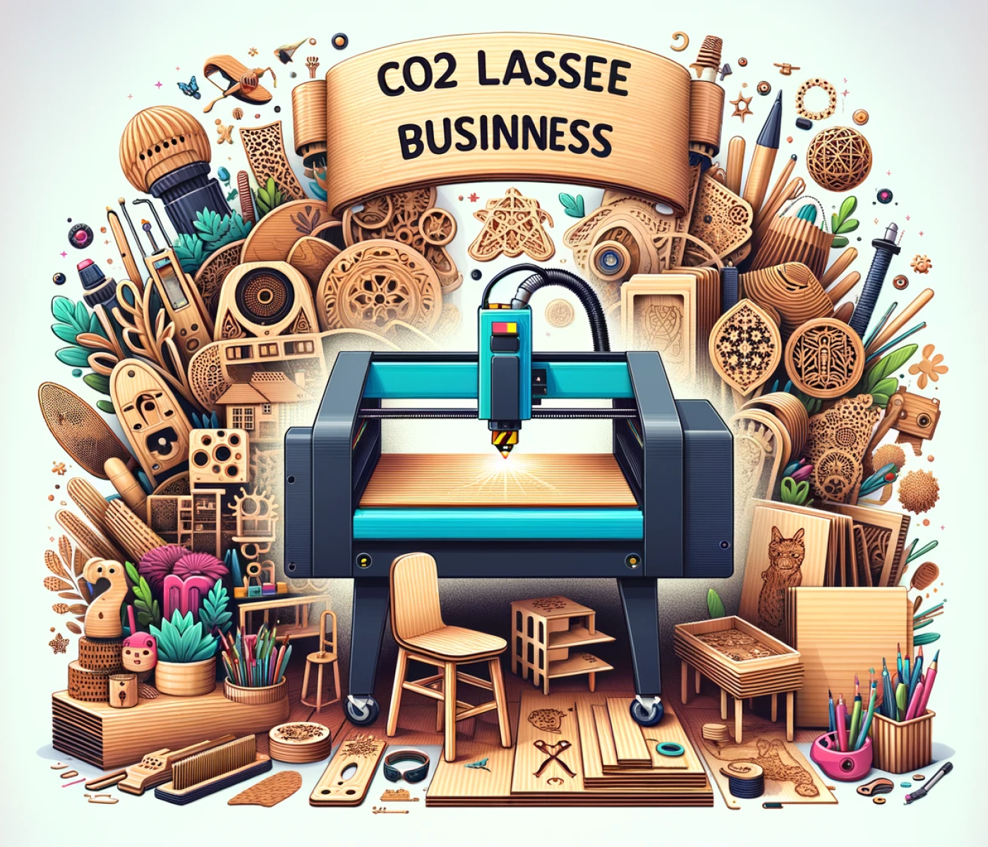 Sposób na Biznes: Mały Laser CO2 i Sklejka